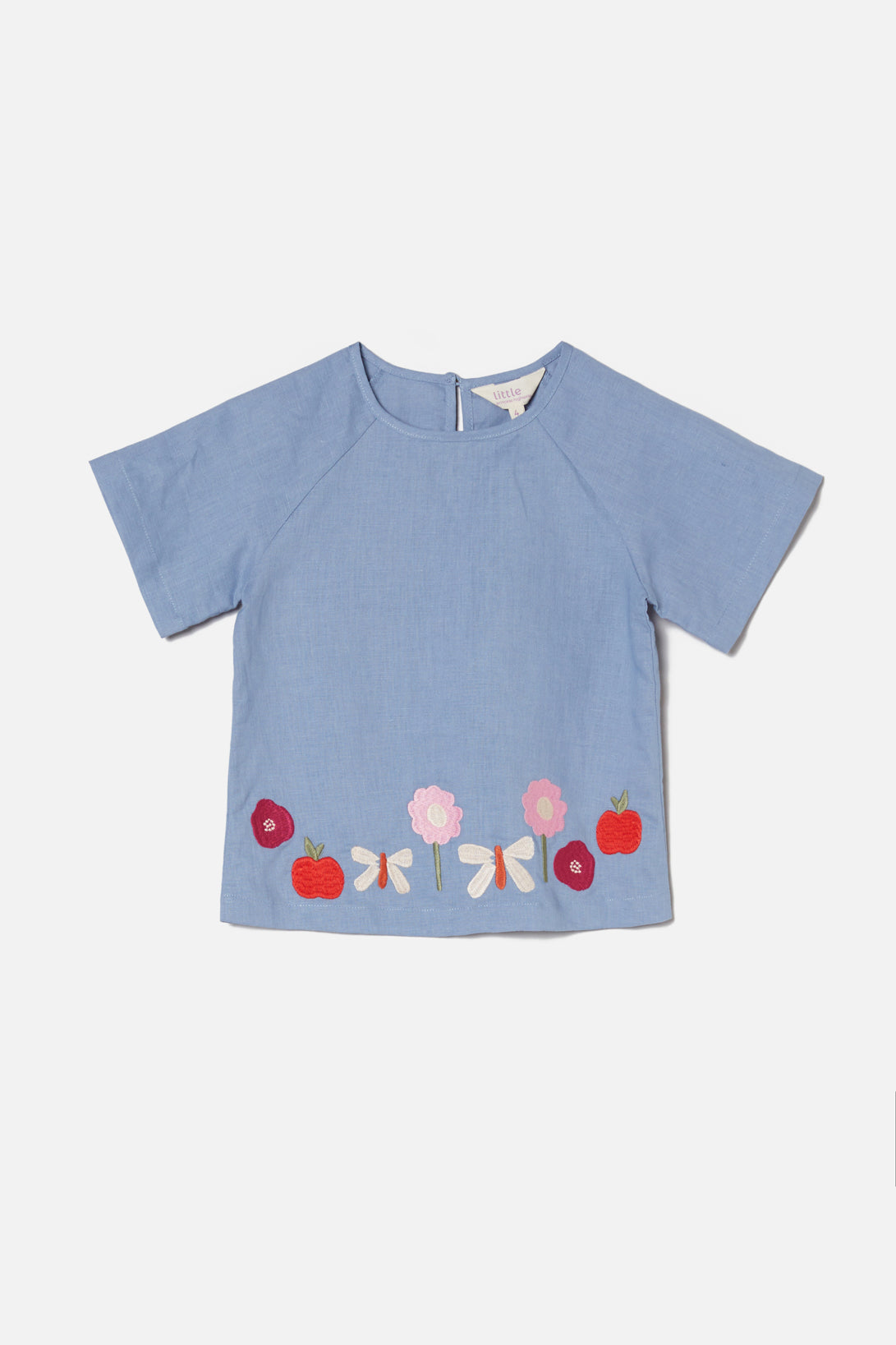 Princess Highway Kids - All Sorts Garden Emb Top - blue