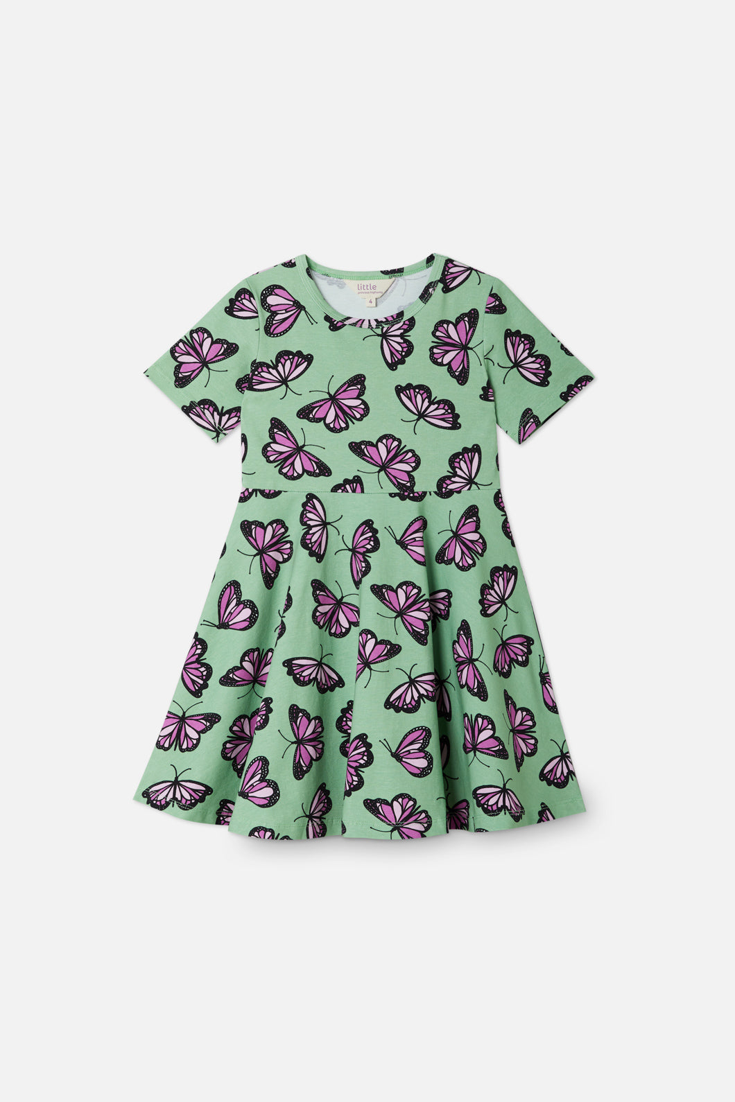 Princess Highway Kids - Flutter Kids Dress - green