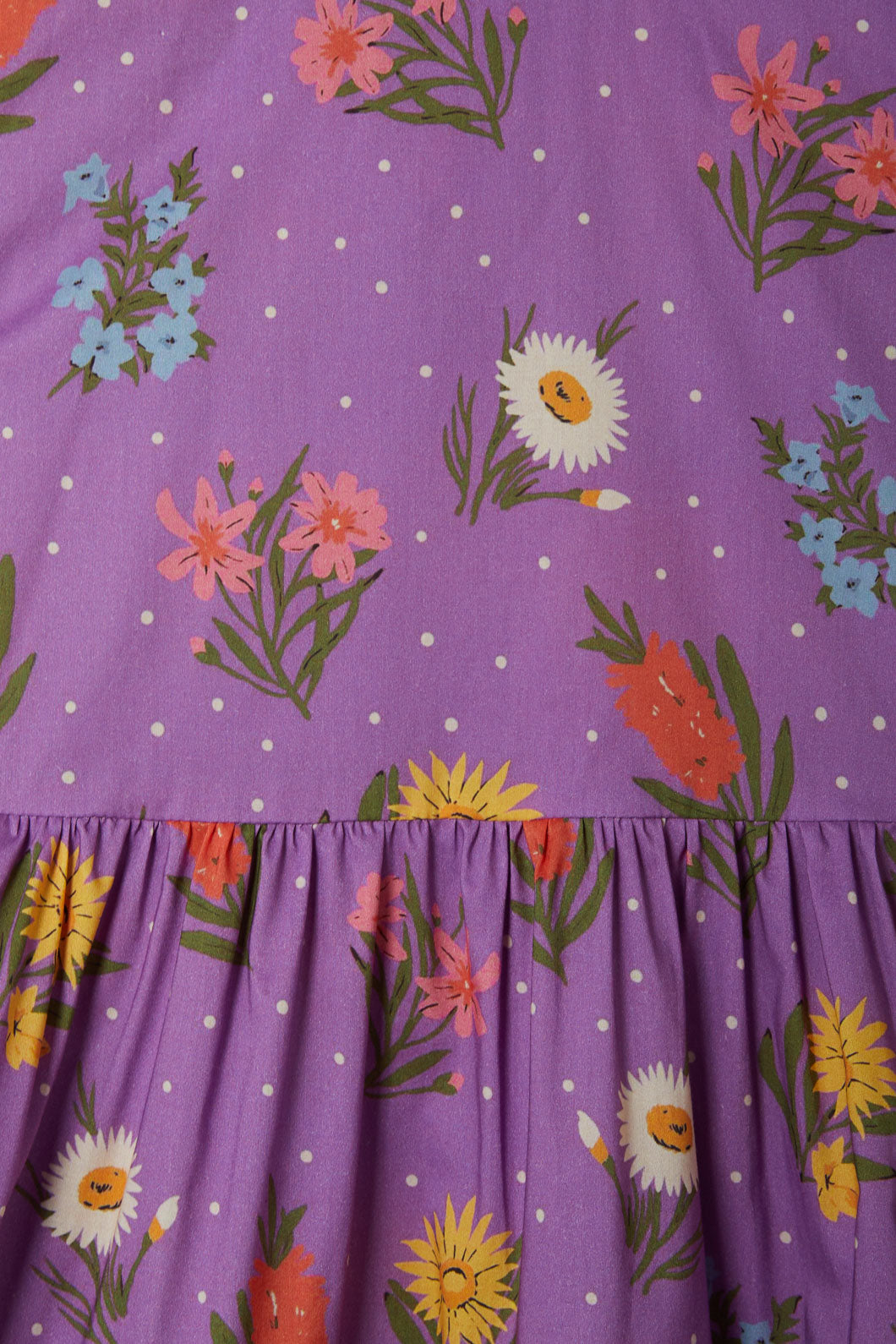 Princess Highway Kids - Mia Floral Kids Dress - lilac
