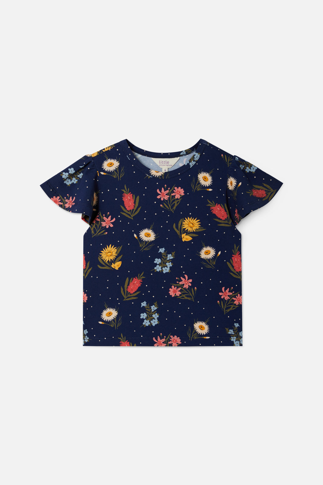Princess Highway Kids - Mia Jersey Kids Tee - navy