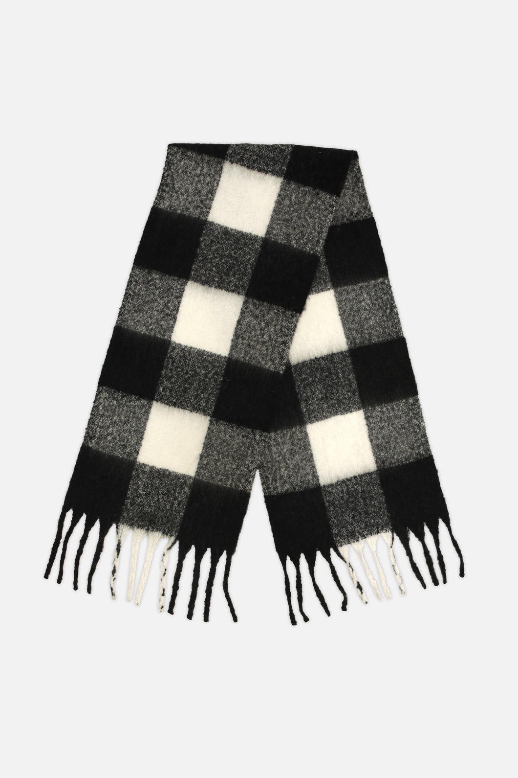 Princess Highway - Check Scarf - black