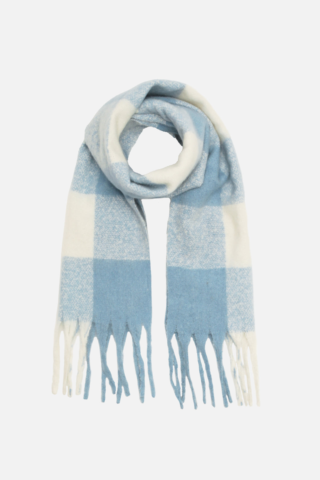 Princess Highway - Check Scarf - blue