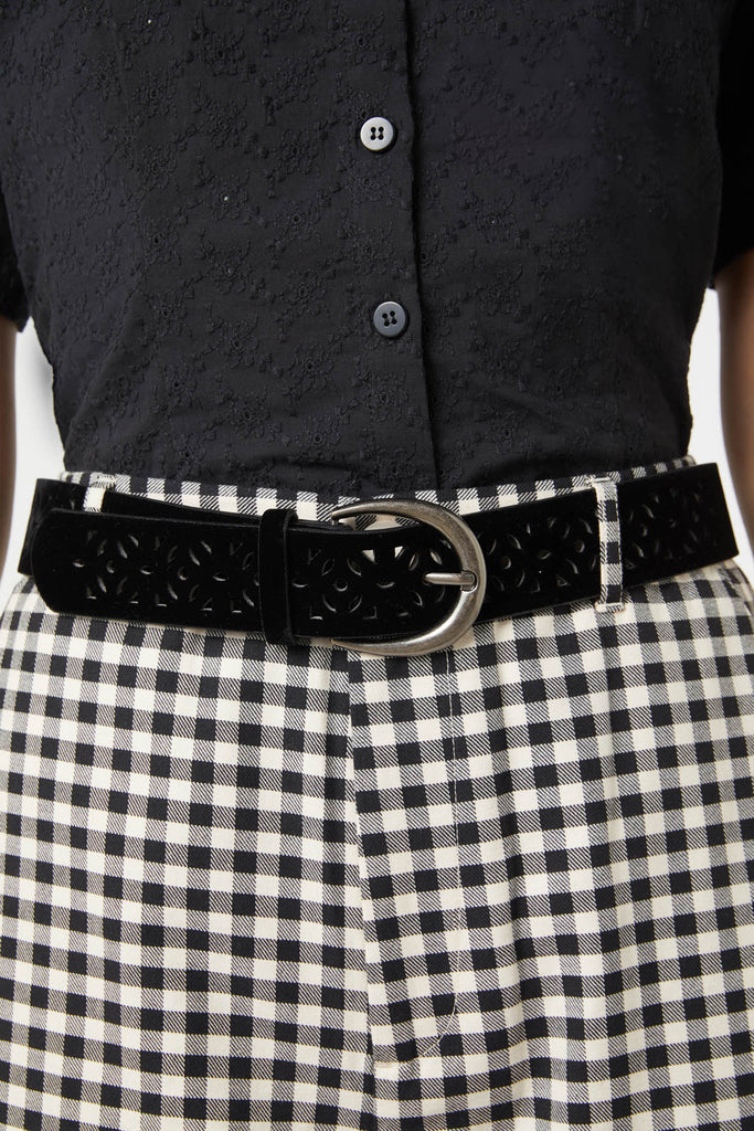 Faux Suede Cut Out Belt Dangerfield