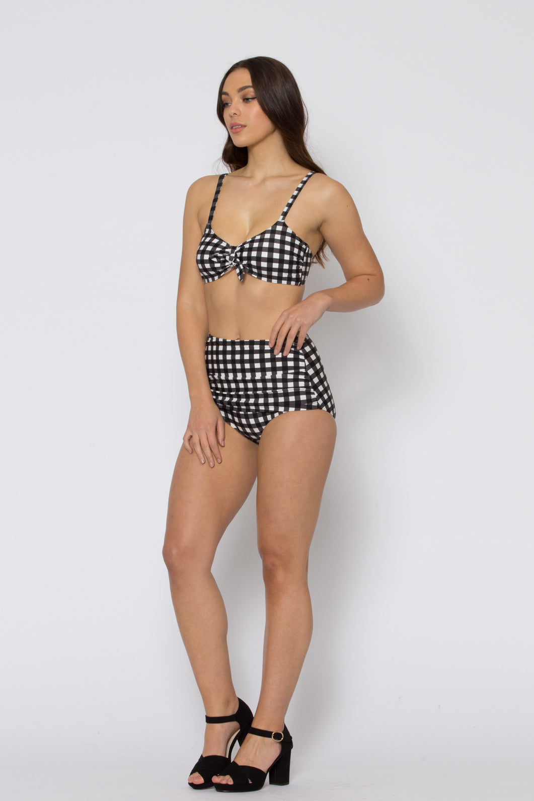 Revival - CheckThisOutBikiniBottom - black-white