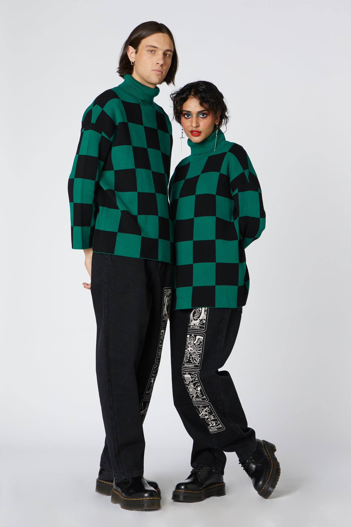 green-black