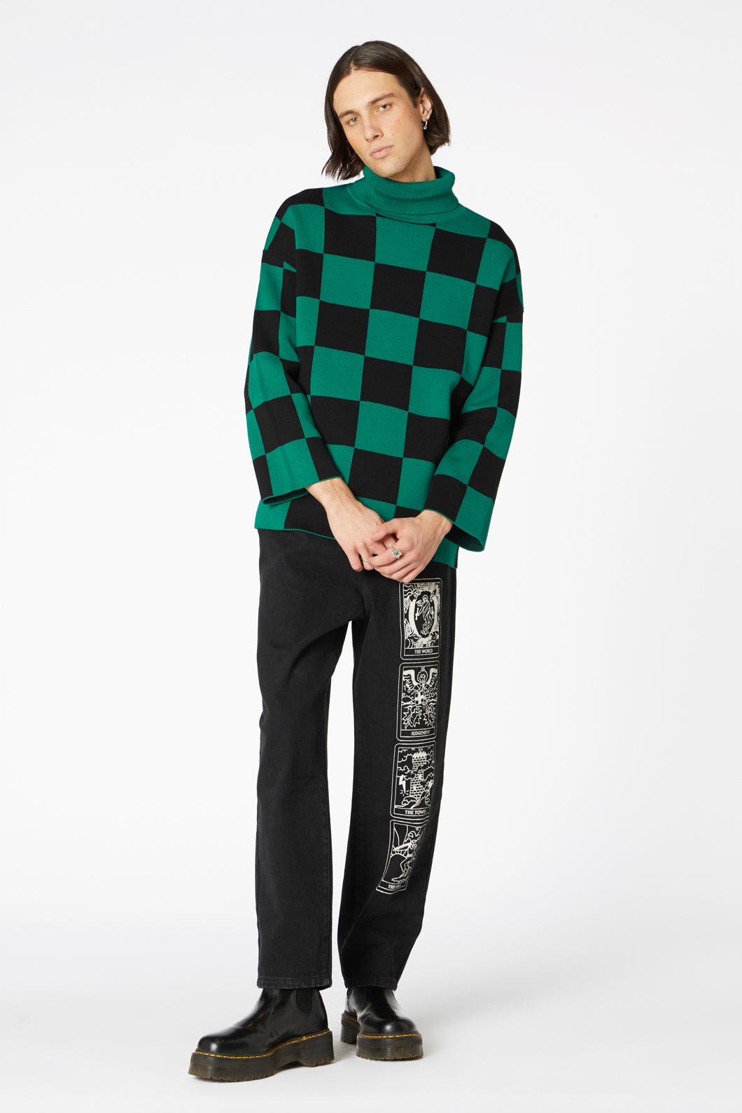 green-black