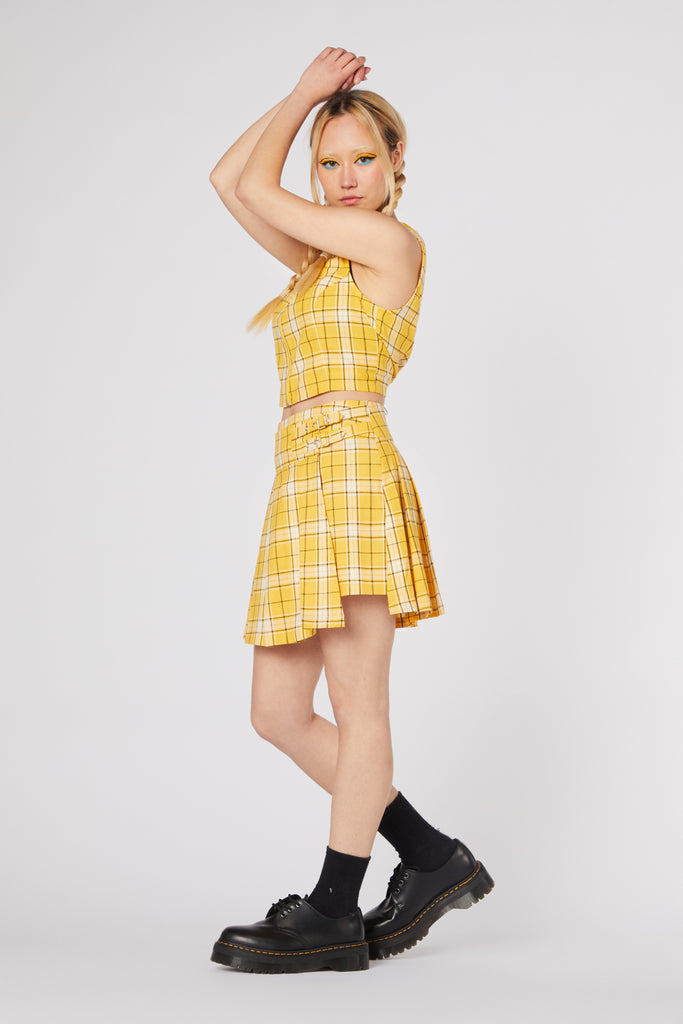 Hermit Goth Tartan Skort (Multi) main image 1