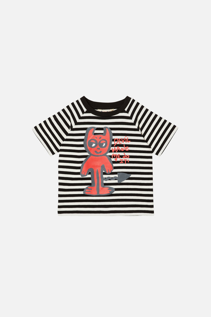 Acne Studio - Kids Short sleeve factory stripped T-shirt size: 8-10yrs