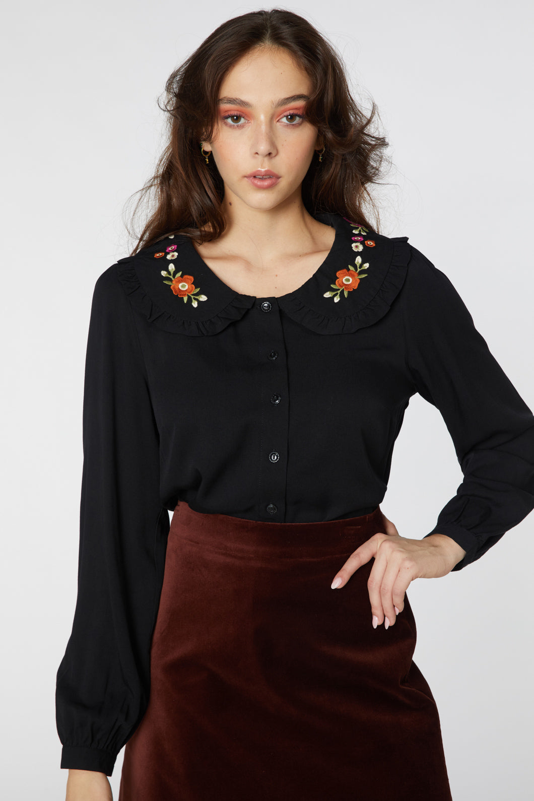 Dangerfield Ingrid Emb Blouse