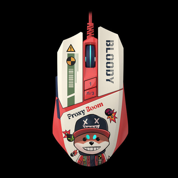 Bloody W63 Max Proxy Boom Compact RGB Animation 12,000 CPI Gaming Mouse