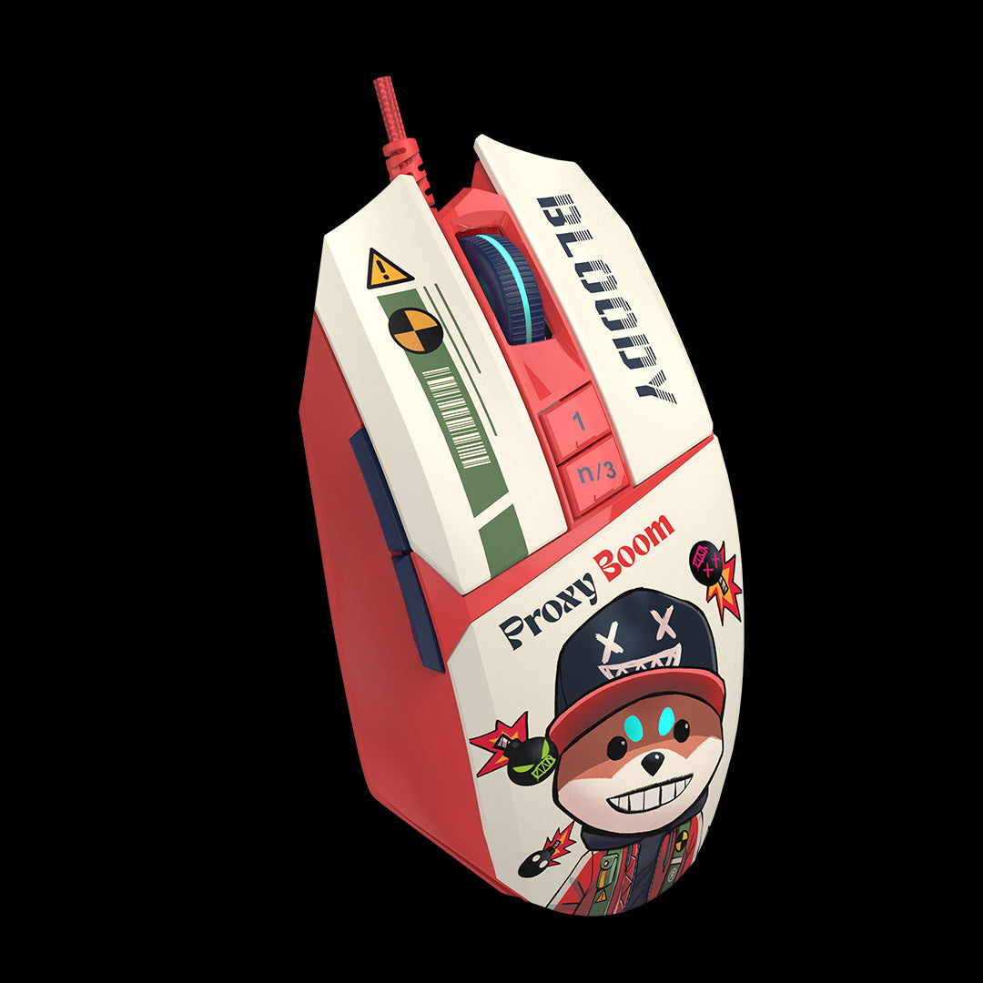 Bloody W63 Max Proxy Boom Compact RGB Animation 12,000 CPI Gaming Mouse