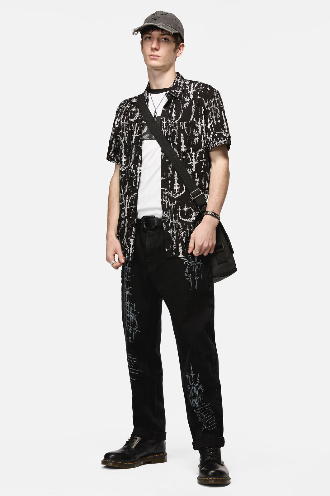 Black Friday - Cyber Print SS Shirt - black