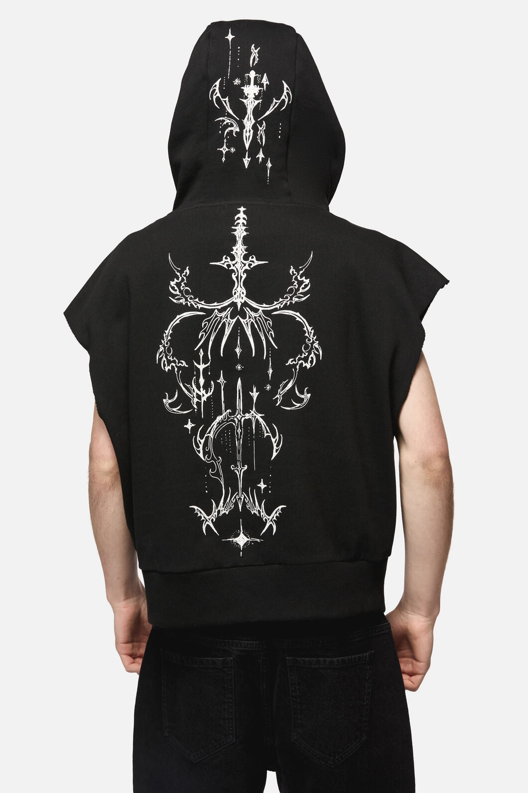 Black Friday - Tech Sleeveless Hoodie - black