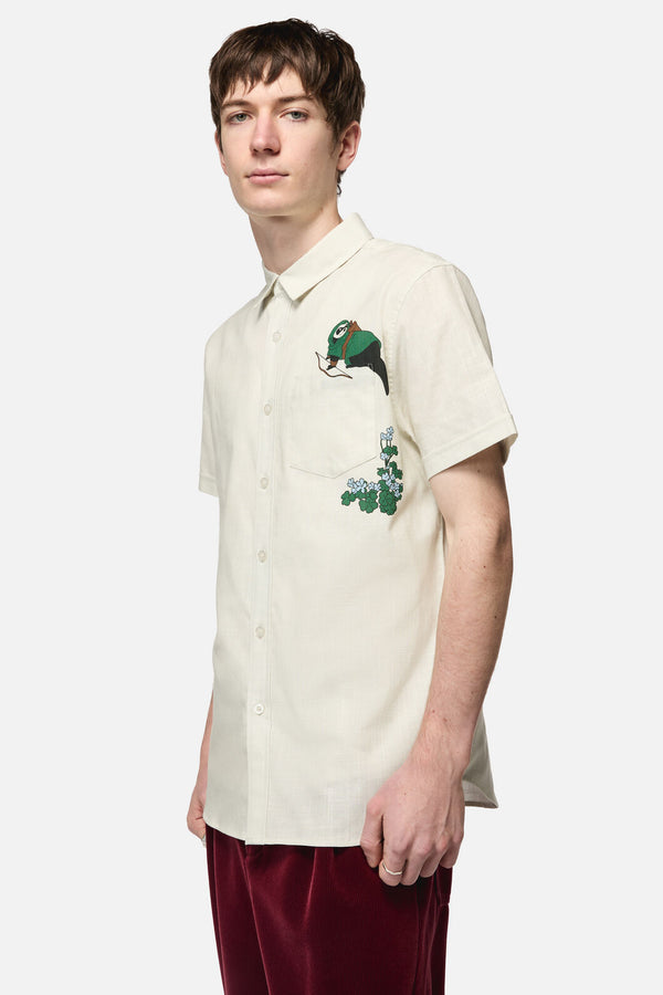 Black Friday - Keeper Of The Woods Pocket SS Shirt - cream