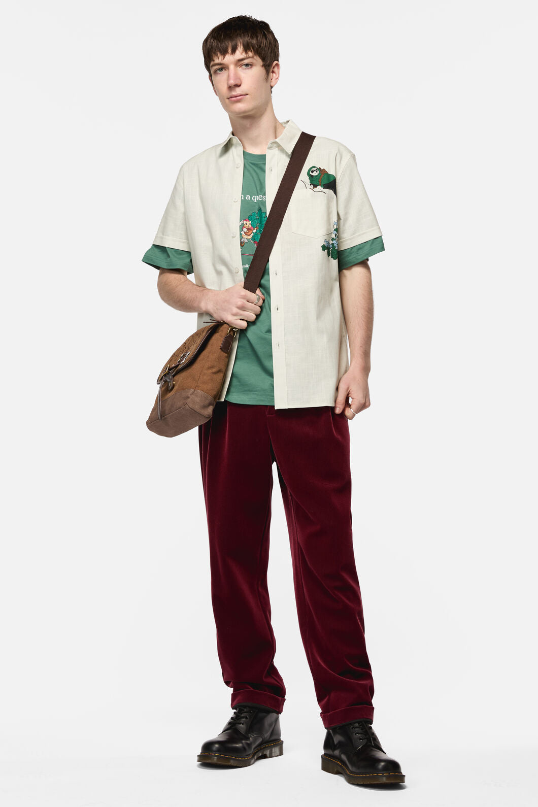 Black Friday - Keeper Of The Woods Pocket SS Shirt - cream