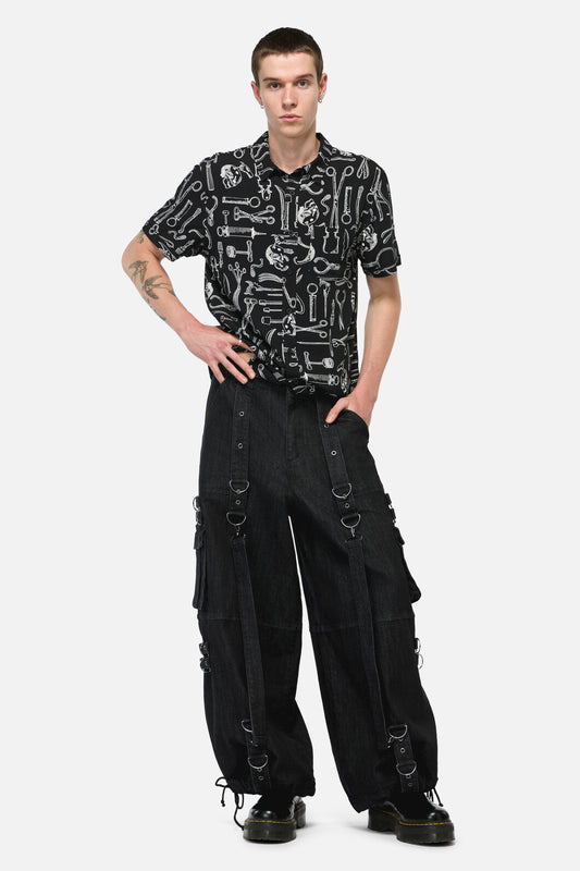 Black Friday - Radio Raver Punk Pant  - black
