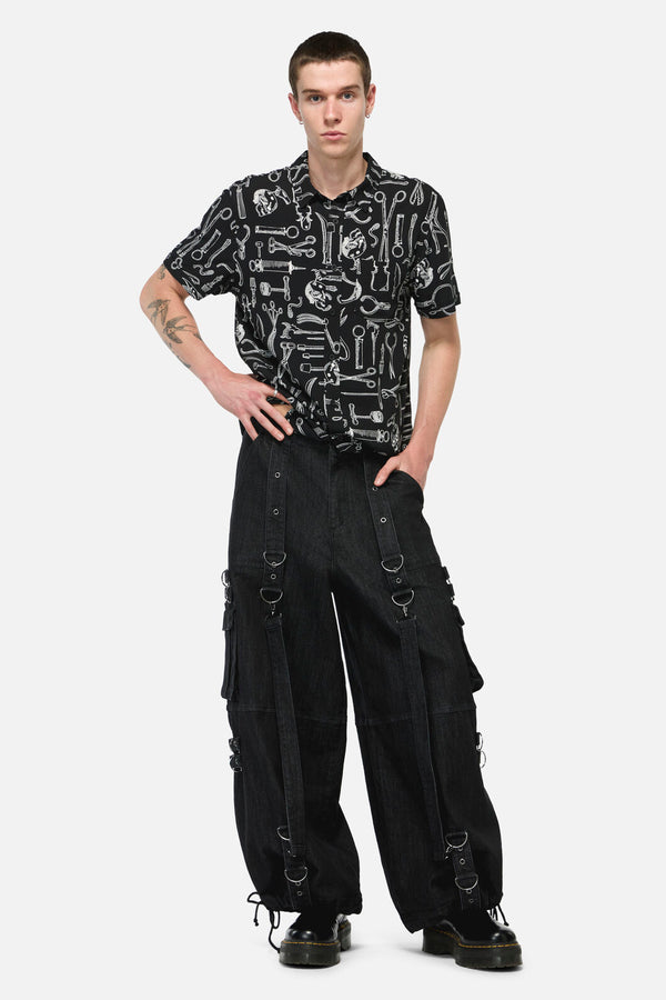 Black Friday - Radio Raver Punk Pant  - black