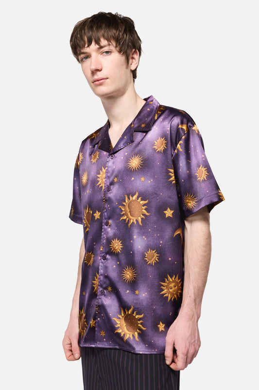 Black Friday - Cosmic Light Whimsy SS Shirt - purple