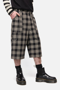 Black Friday - Crypt Baggy Shorts - black-beige