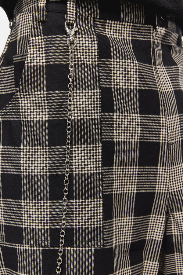 Black Friday - Crypt Baggy Shorts - black-beige