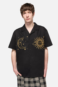 Black Friday - Sun And Moon SS Shirt - black