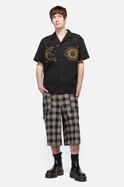Black Friday - Sun And Moon SS Shirt - black