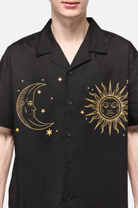 Black Friday - Sun And Moon SS Shirt - black