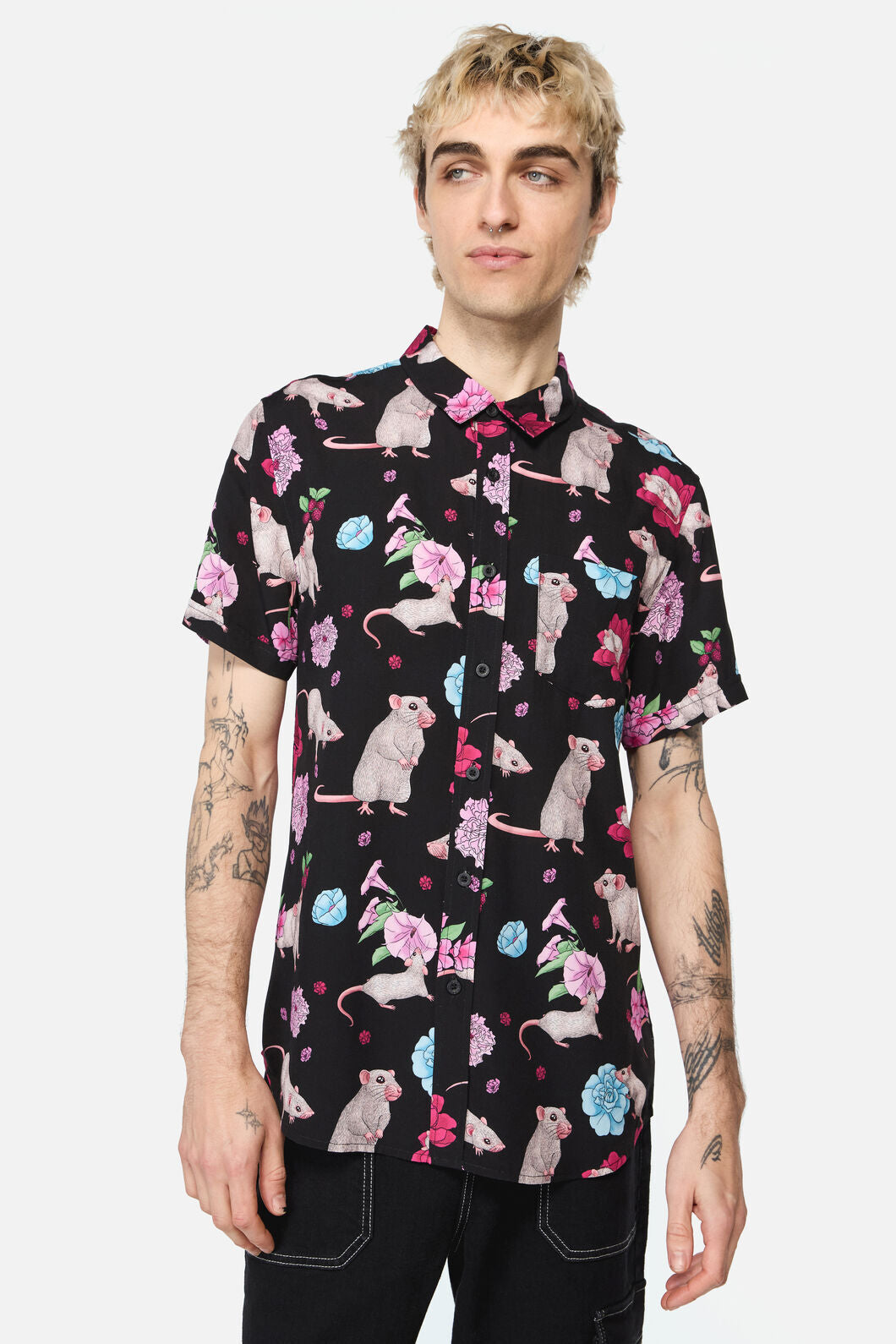 Black Friday - Rat-A-Tat SS Shirt - black