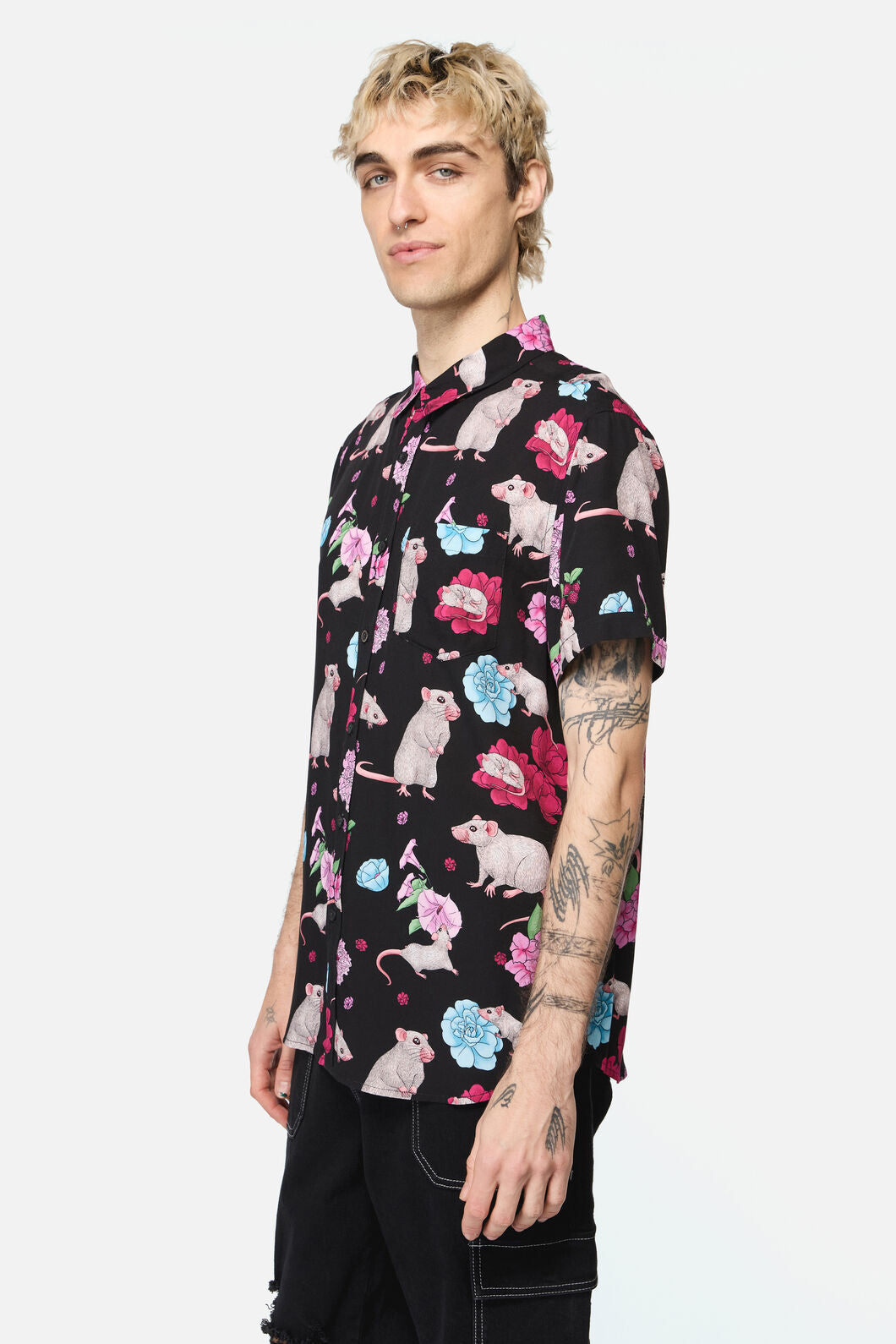 Black Friday - Rat-A-Tat SS Shirt - black