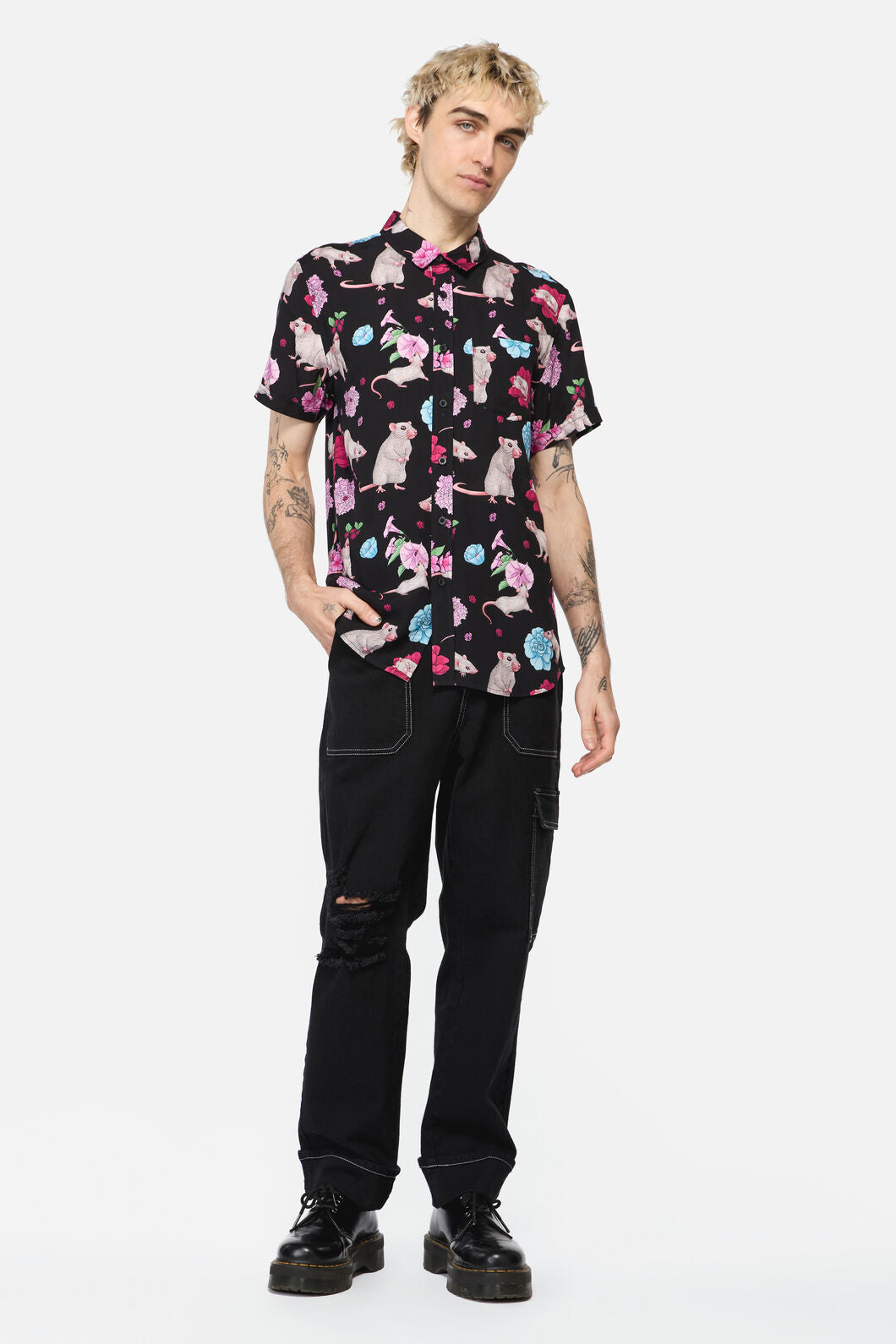 Black Friday - Rat-A-Tat SS Shirt - black