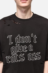 Black Friday - Rats Ass Distressed Tee - black