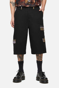 Black Friday - Covenstead Goth Cargo Short - black