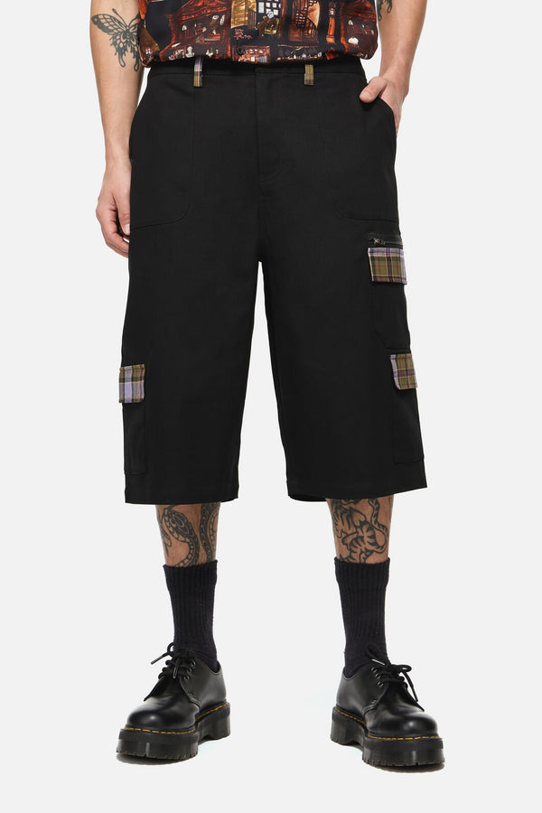 Black Friday - Covenstead Goth Cargo Short - black