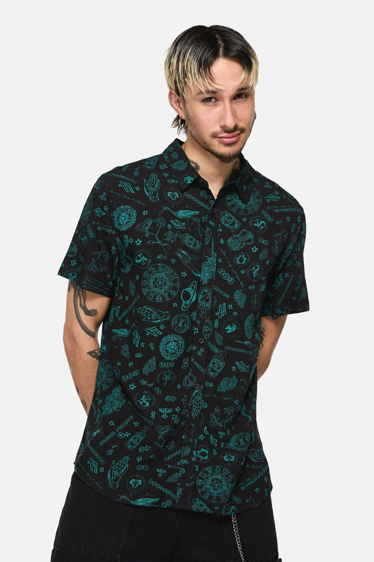 Black Friday - Spellbook Short Sleeve Shirt - black