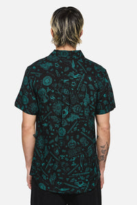 Black Friday - Spellbook Short Sleeve Shirt - black