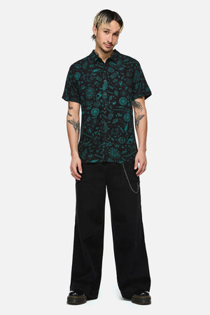 Black Friday - Spellbook Short Sleeve Shirt - black