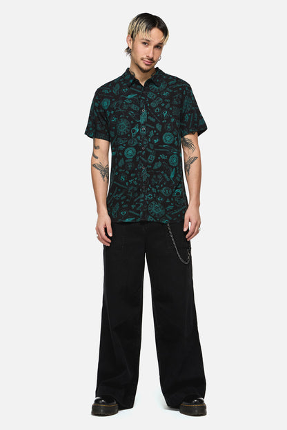 Black Friday - Spellbook Short Sleeve Shirt - black