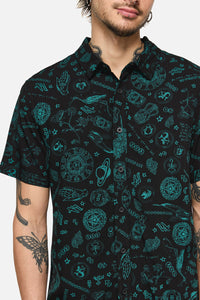 Black Friday - Spellbook Short Sleeve Shirt - black
