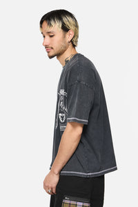 Black Friday - Spellbook Goth Relaxed Tee - grey