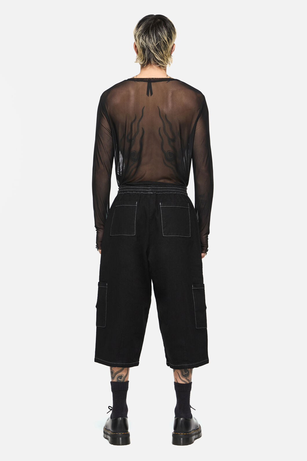 Black Friday - Vixi Relaxed Fit Denim Short - black