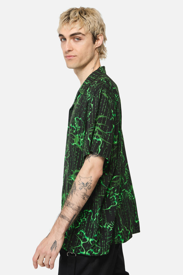 Black Friday - Main Frame SS Shirt - green-black