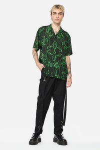 Black Friday - Main Frame SS Shirt - green-black