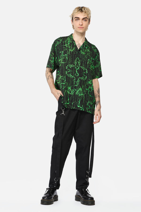 Black Friday - Main Frame SS Shirt - green-black