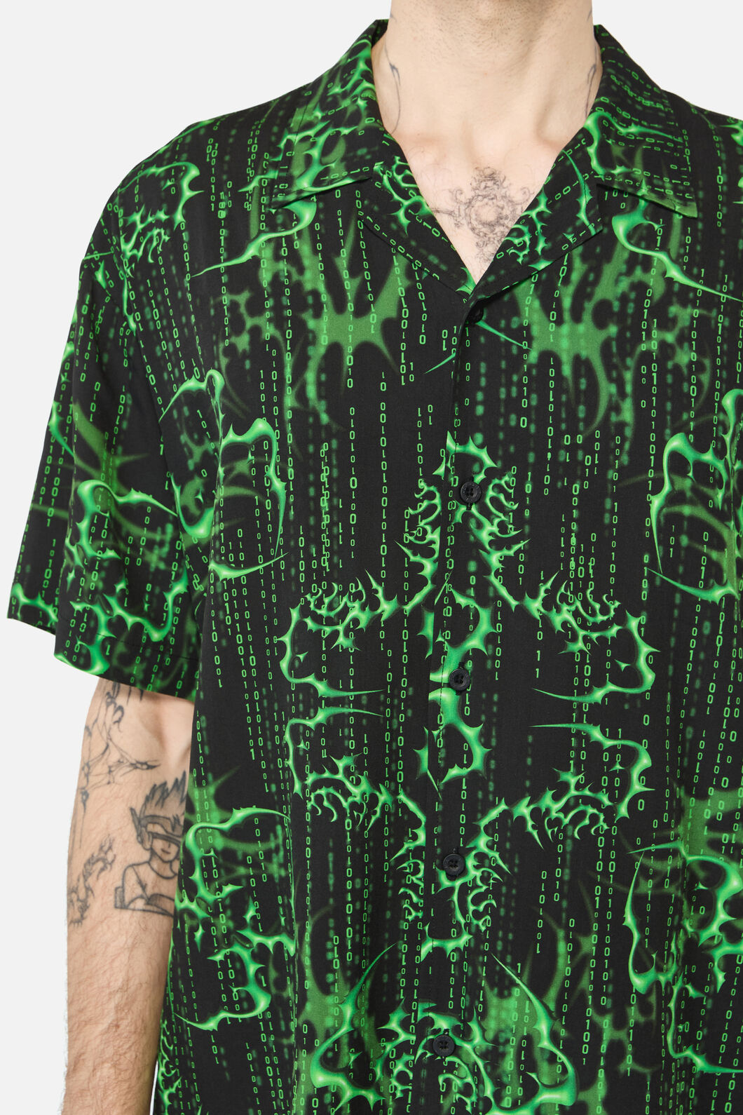 Black Friday - Main Frame SS Shirt - green-black