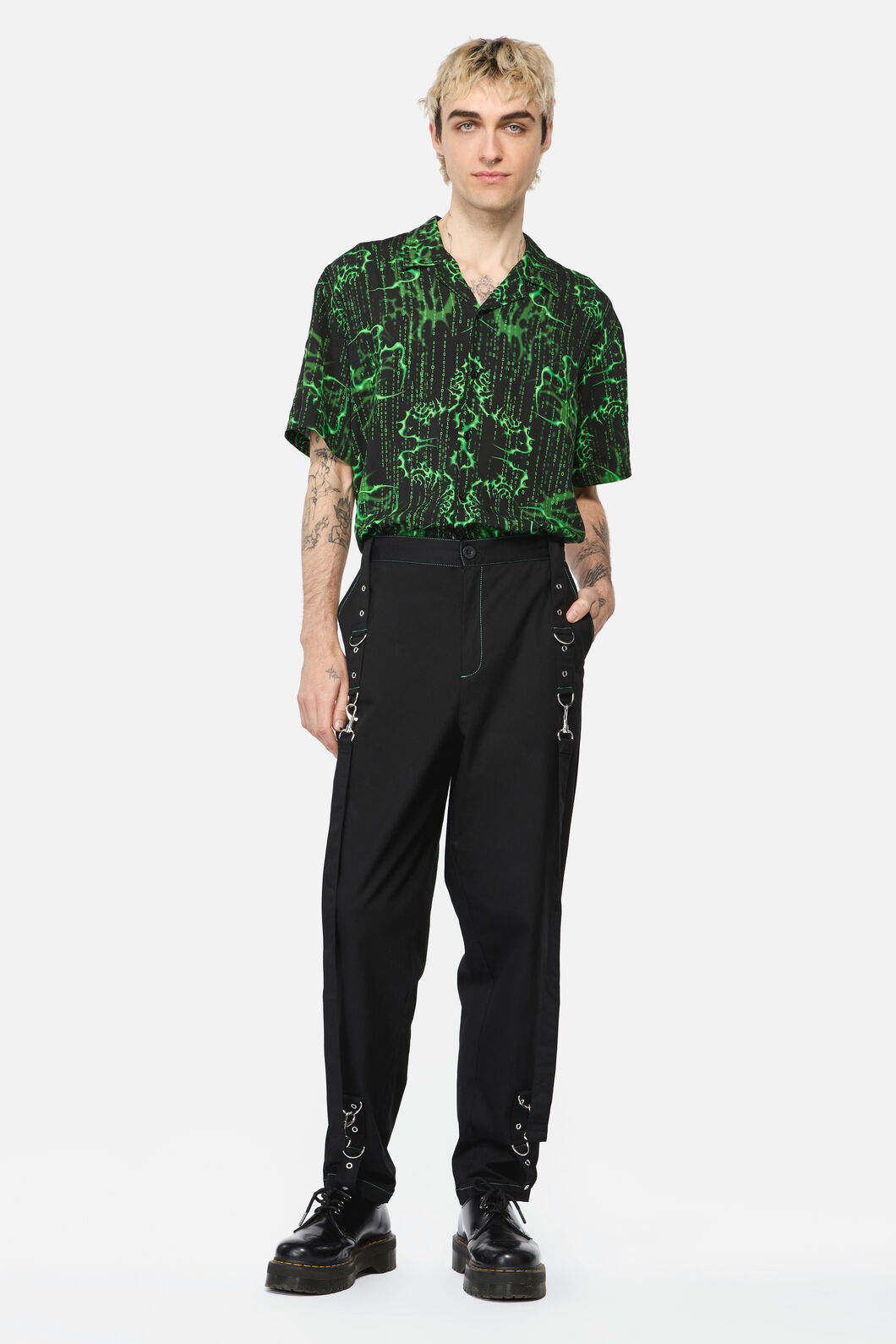 Black Friday - Wired Contrast Stitch Jeans - black