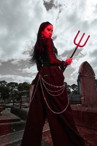 Black Friday - Rodent Grunge Cargo Jean - black