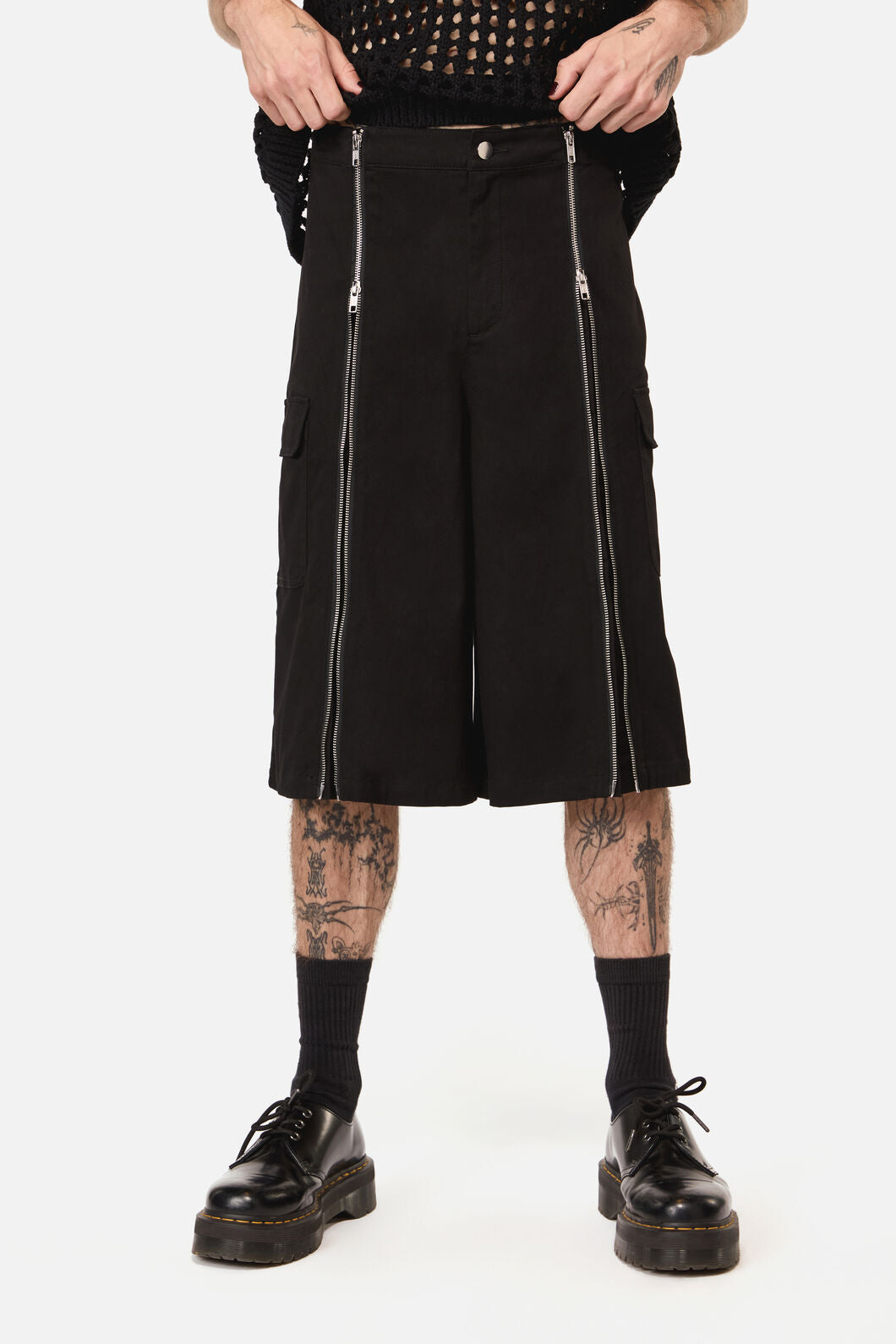 Black Friday - Goodie Zip Cargo Short - black