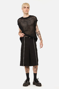 Black Friday - Goodie Zip Cargo Short - black