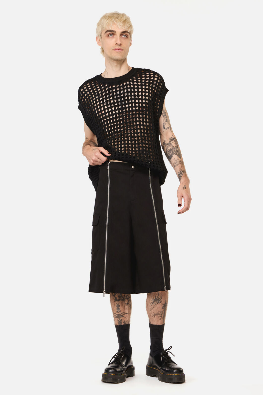 Black Friday - Goodie Zip Cargo Short - black