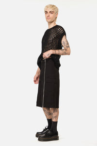 Black Friday - Goodie Zip Cargo Short - black